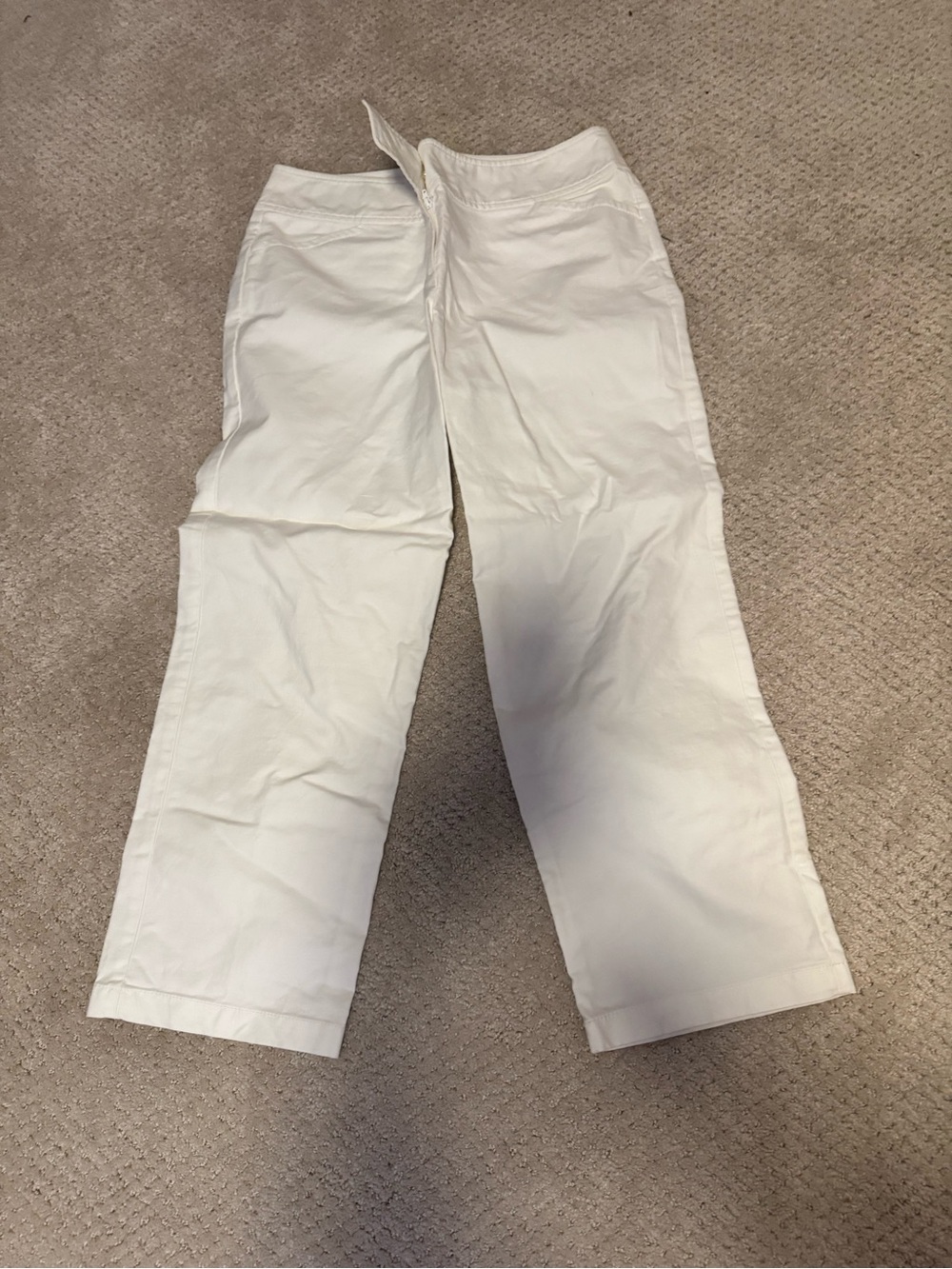 Ann Taylor White Margo Trousers